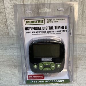 Moultrie Universal Digital Timer II Feeder Accessory 6, 12 Volt Timer MFA-13461